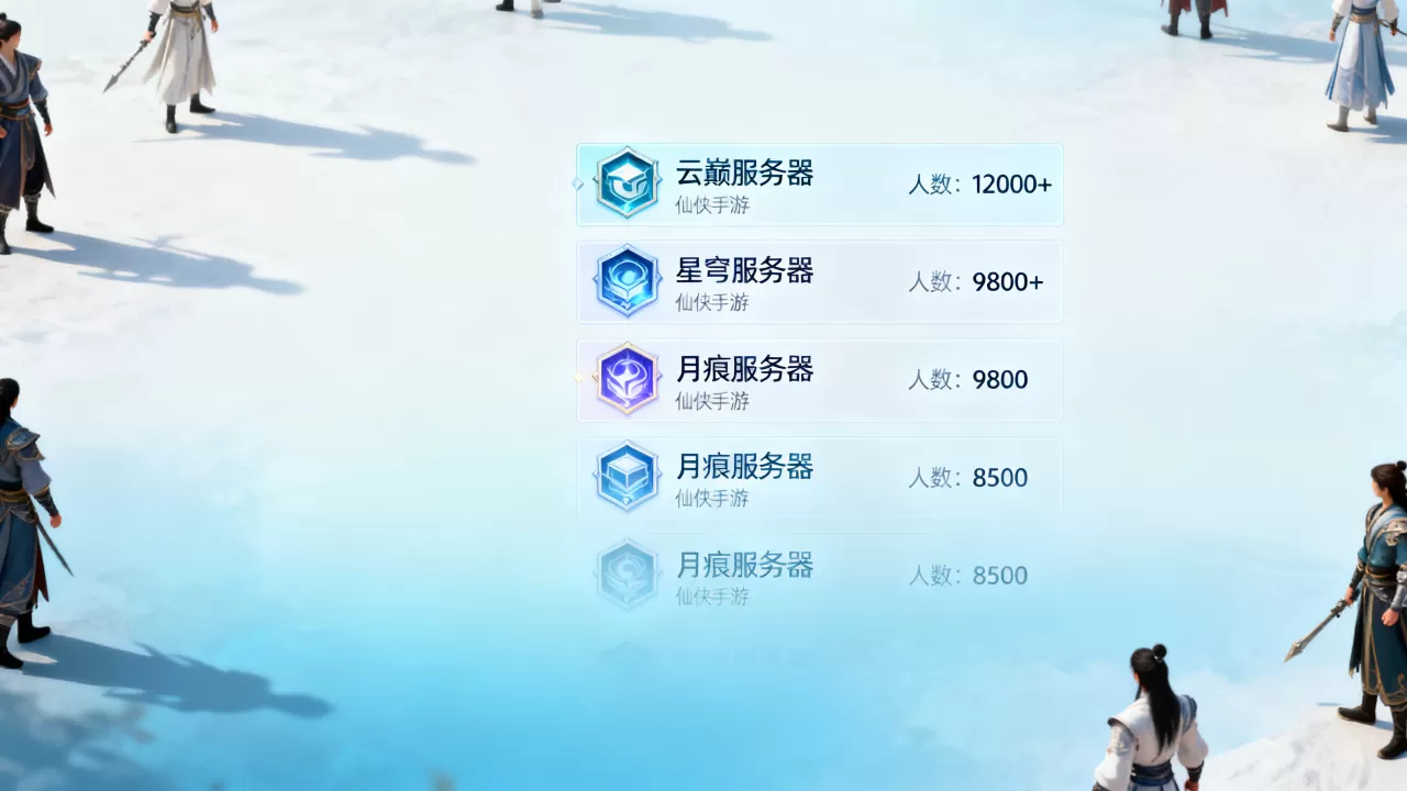 仙侠手游服务器都有哪些，哪个区服的人最多？