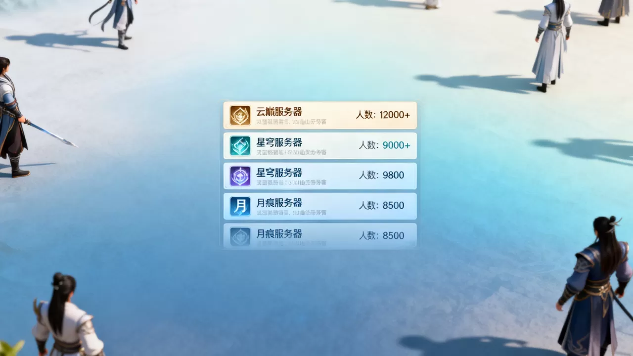 仙侠手游服务器都有哪些，哪个区服的人最多？