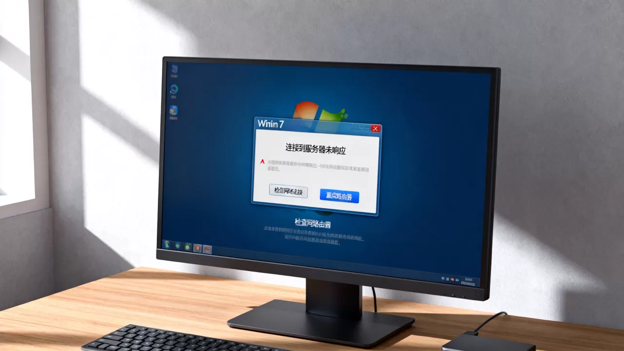win7怎么连网络连接到服务器未响应