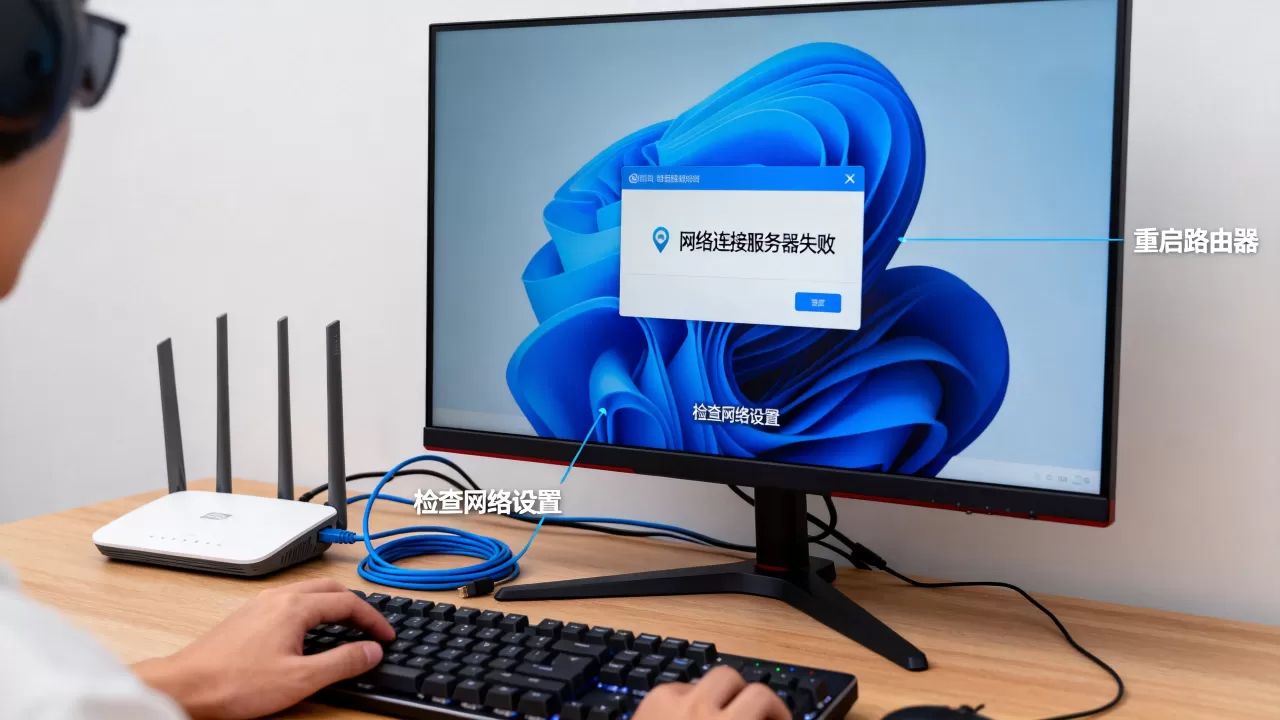 LOL进游戏后网络连接服务器失败怎么办？，是什么原因？