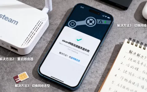 手机登steam网络连接服务器失败怎么办，有哪些解决方法？
