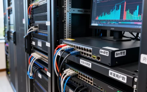 8m带宽服务器究竟能进多少人，能带多少人？