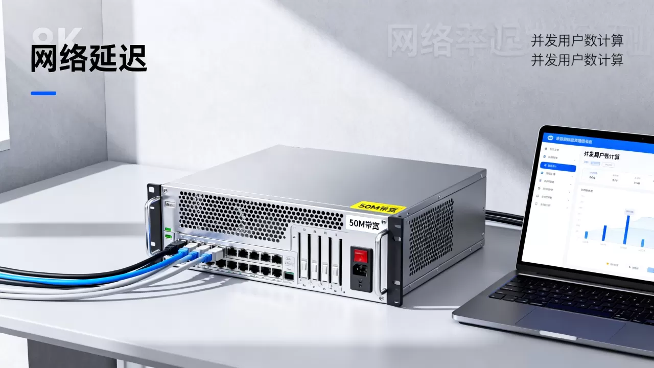 50M带宽服务器能承受多少人同时在线，怎么计算？