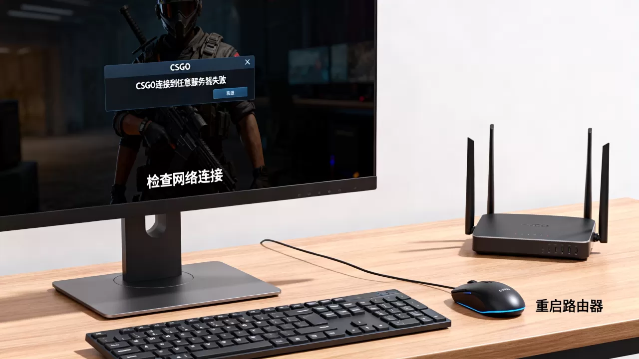 CSGO连接到任意服务器失败是怎么回事，怎么解决？