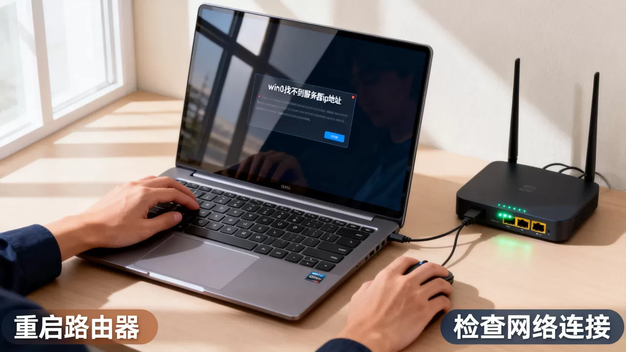 win10找不到的服务器ip地址怎么办