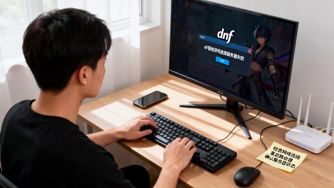 dnf登陆游戏连接服务器失败怎么解决？，是什么原因