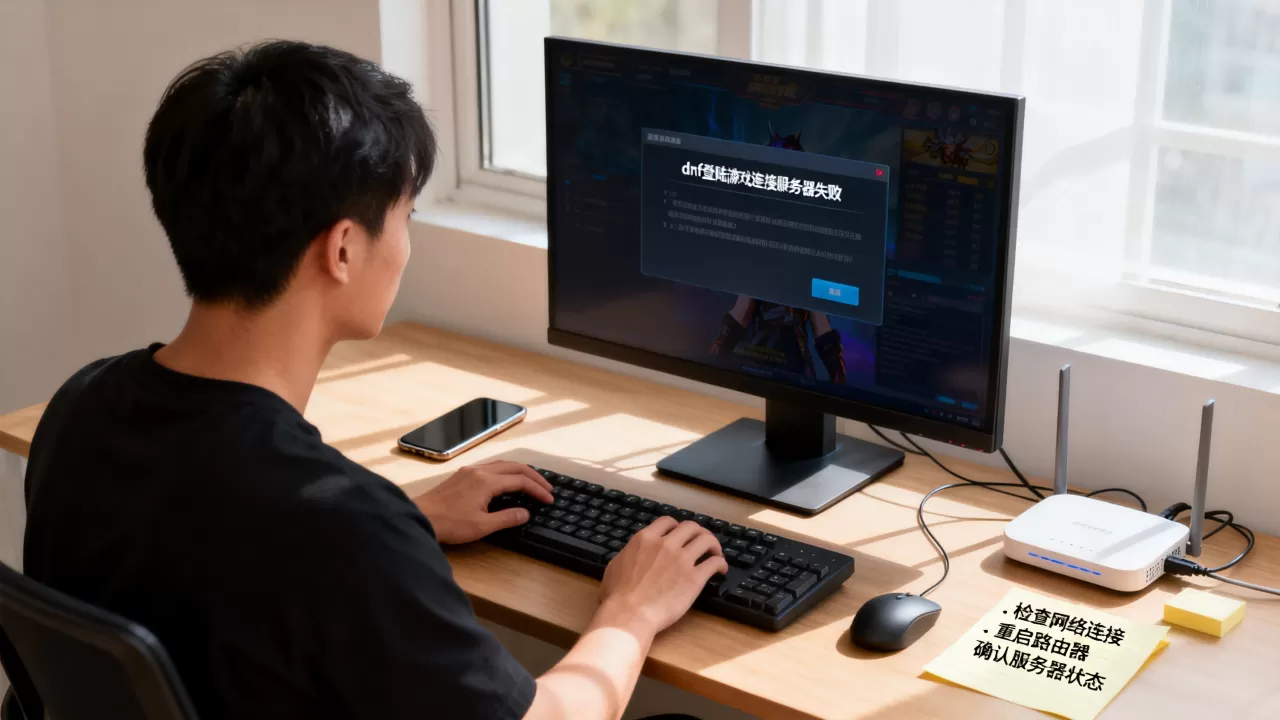 dnf登陆游戏连接服务器失败怎么解决？，是什么原因