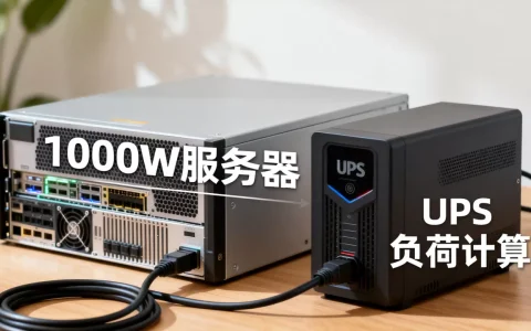 1000W的服务器对应UPS负荷是多少，UPS负荷怎么算？
