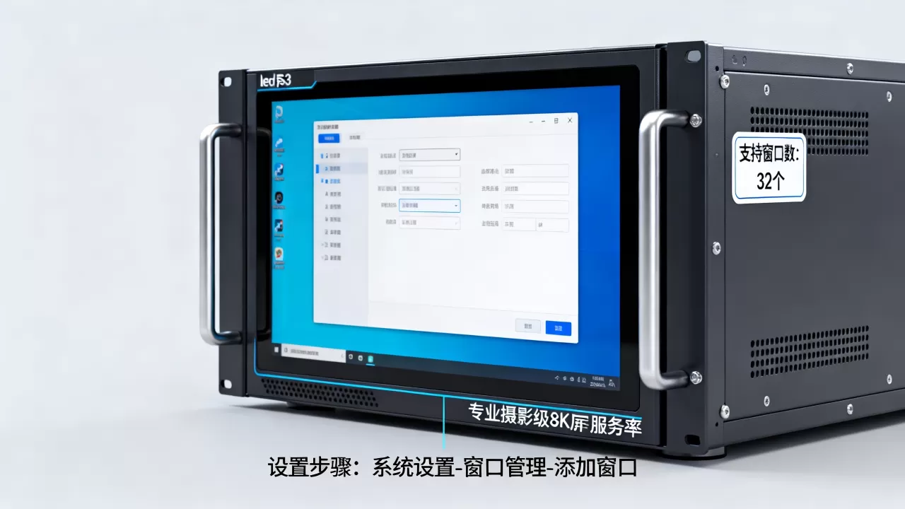 led屏s3服务器最多支持多少个窗口,怎么设置 led屏s3服务器最多支持多少个窗口,怎么设置
