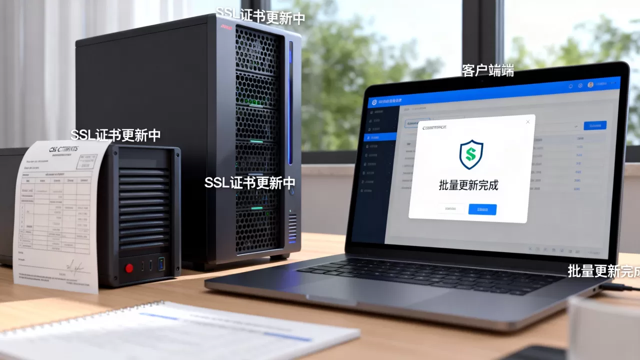SSL更新后客户端服务器CS证书怎么更新,怎么批量更新？