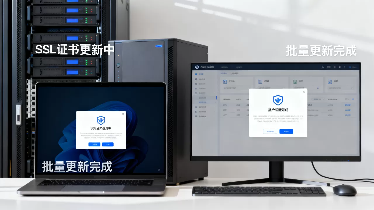 SSL更新后客户端服务器CS证书怎么更新,怎么批量更新？