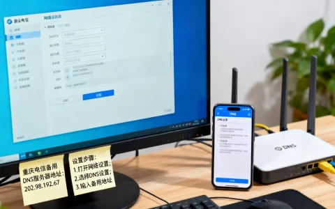 重庆电信备用DNS服务器地址是多少？，怎么设置