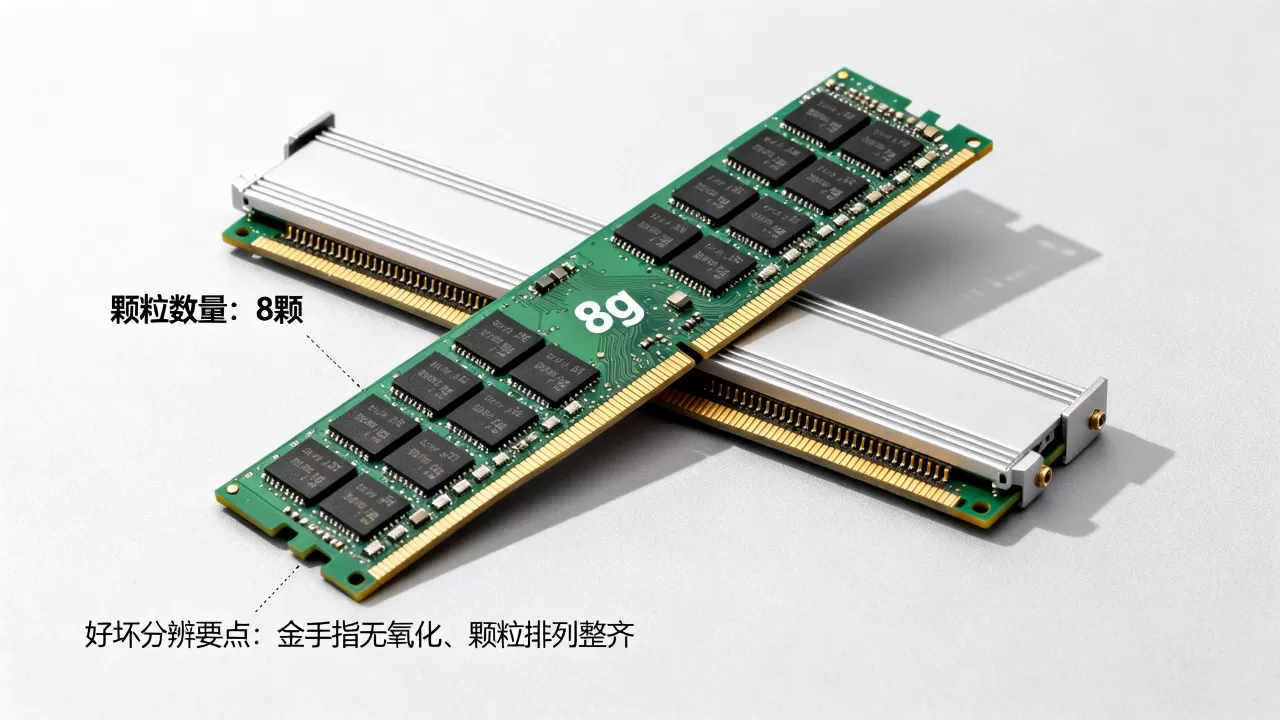 8g服务器内存条到底几个颗粒,怎么分辨好坏 8g服务器内存条到底几个颗粒,怎么分辨好坏