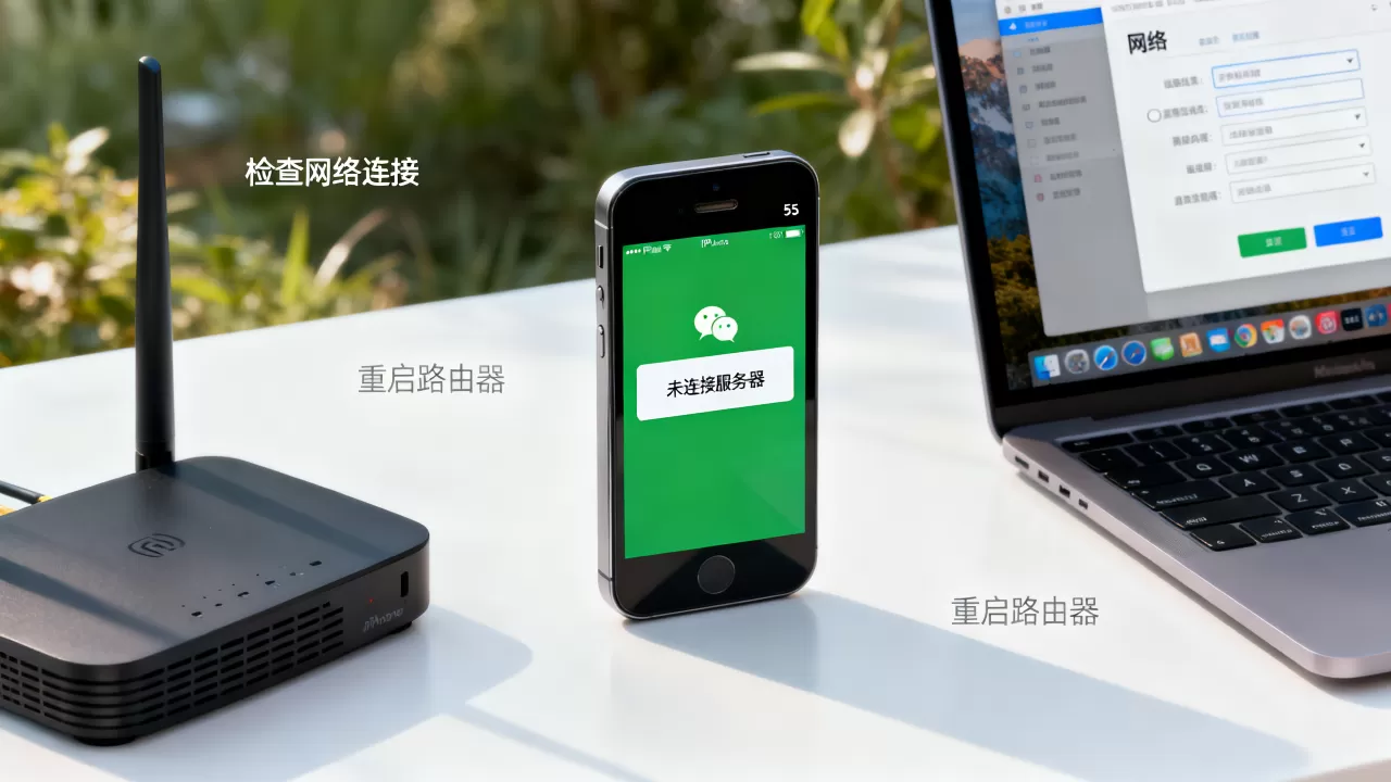 5s微信显示未连接服务器怎么办