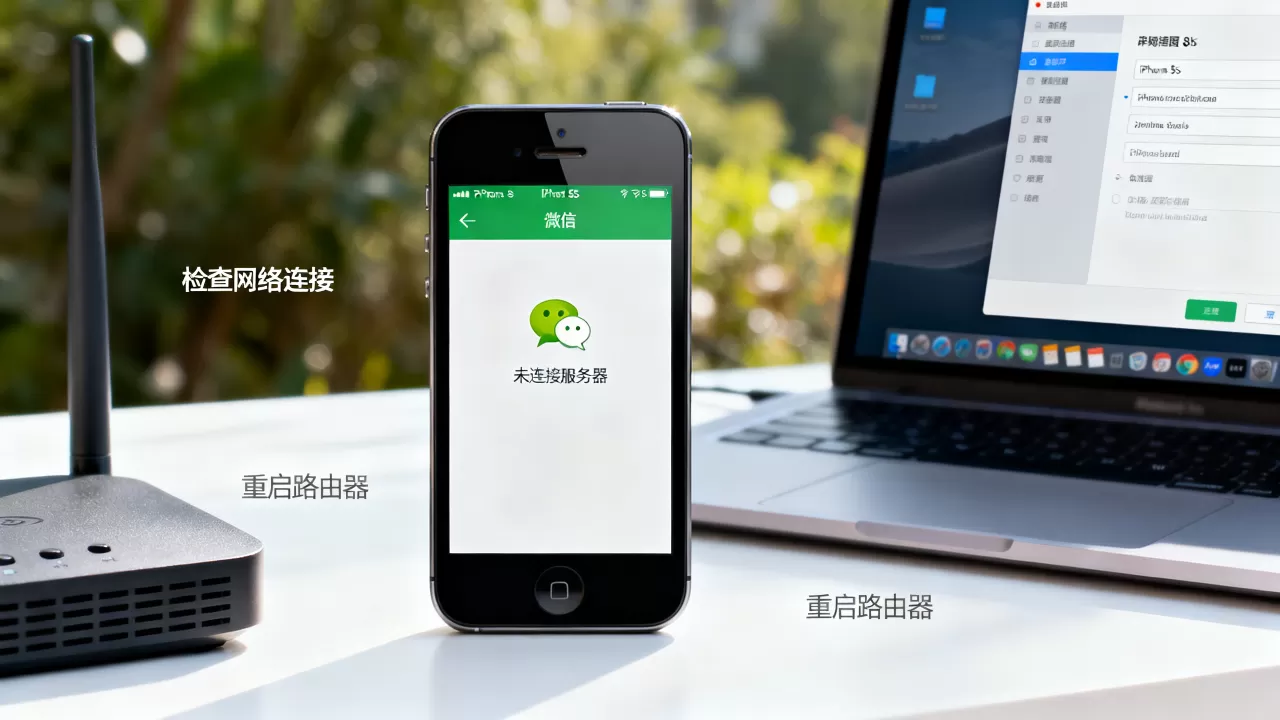 5s微信显示未连接服务器怎么办