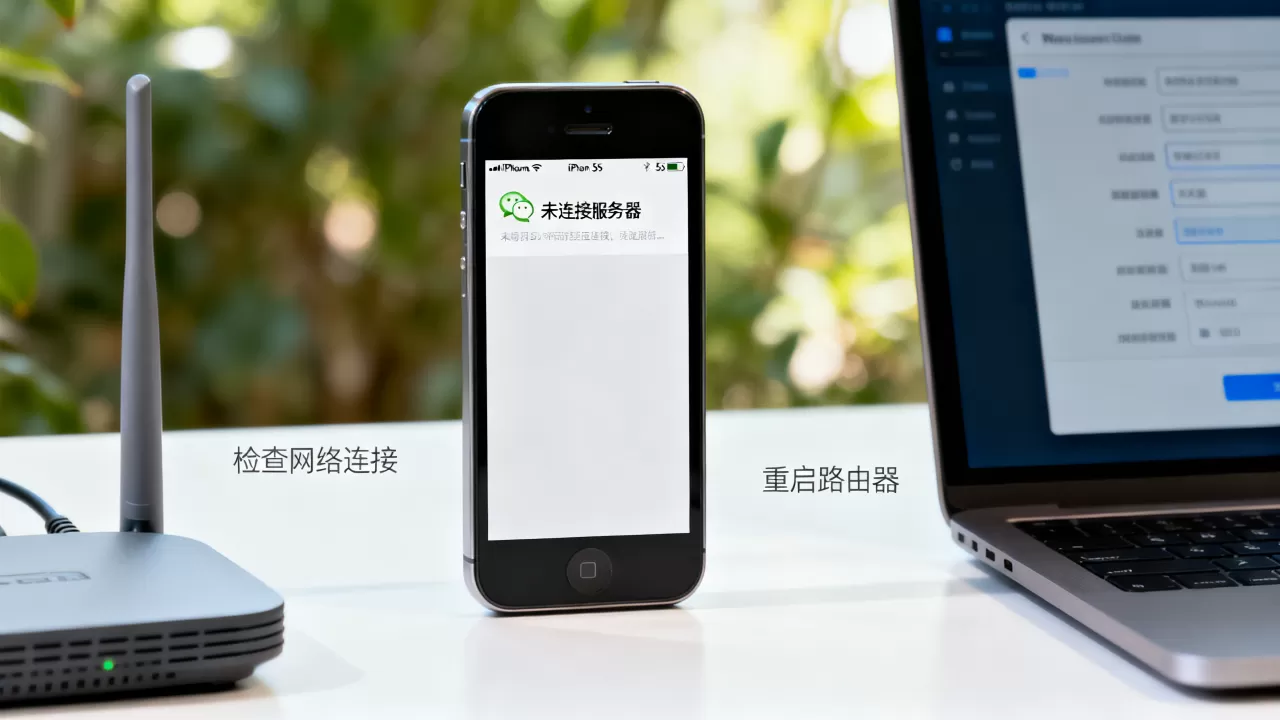 5s微信显示未连接服务器怎么办