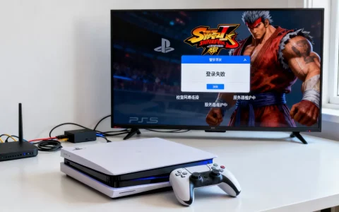 PS5街霸5登录不了服务器怎么办，是什么原因