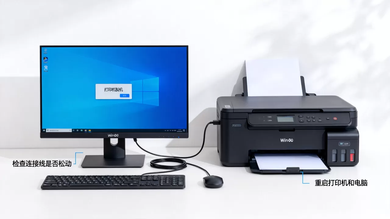 win10打印机服务器脱机怎么办 win10打印机服务器脱机怎么办