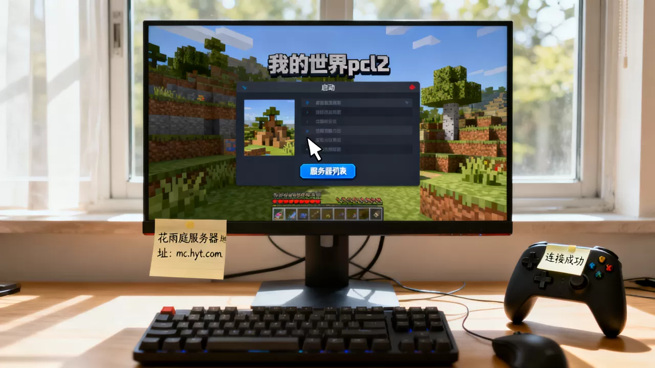 我的世界pcl2怎么进入花雨庭服务器 我的世界pcl2怎么进入花雨庭服务器