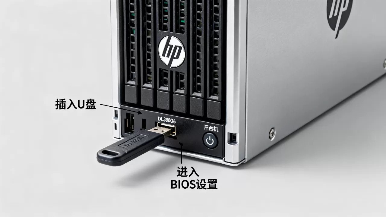惠普DL380G6怎么用U盘启动?,启动项怎么设置 惠普DL380G6怎么用U盘启动?,启动项怎么设置