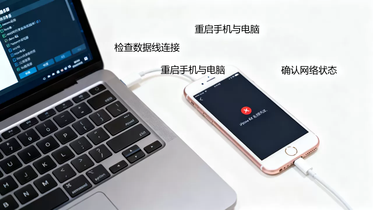 苹果6s连接电脑服务器失败怎么办,怎么回事? 苹果6s连接电脑服务器失败怎么办,怎么回事?