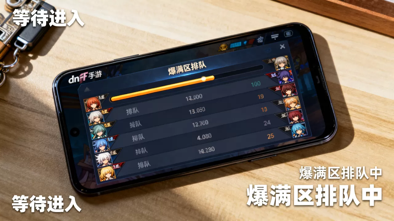 dnf手游爆满的区怎么才能进去?,怎么办? dnf手游爆满的区怎么才能进去?,怎么办?