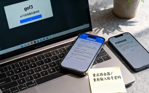 gof3连接服务器失败是怎么回事，怎么解决？