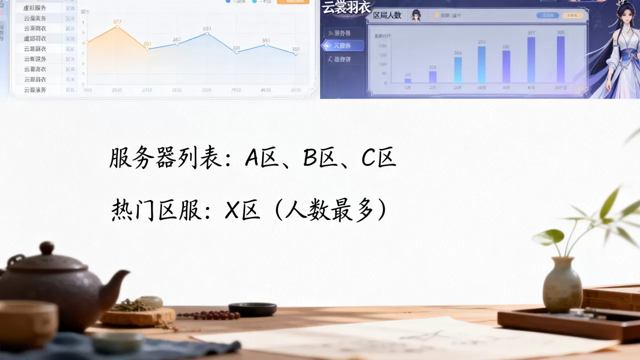 云裳羽衣服务器有哪些？,哪个区服人最多？