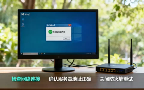 Win7软件连接服务器失败如何解决，原因是什么