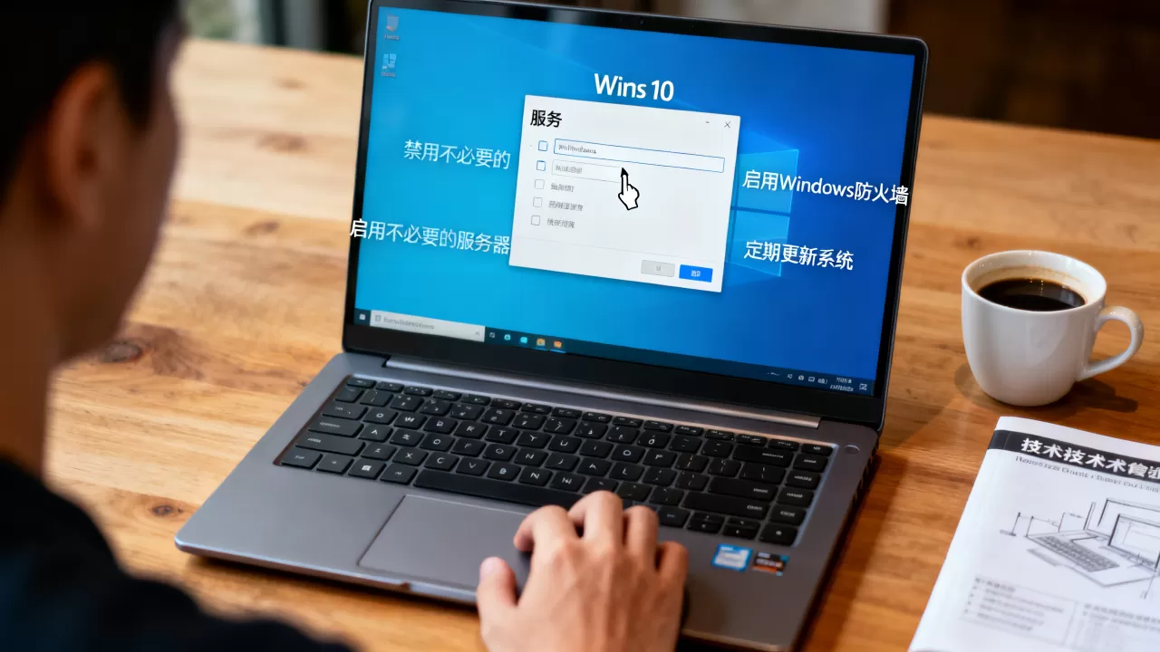 Win10操作系统需要禁止哪些服务器才能确保安全，怎么设置？