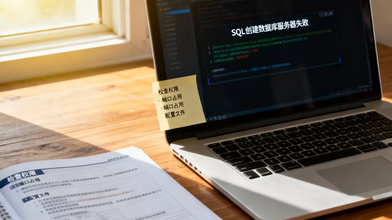 为什么SQL无法创建数据库服务器失败，有什么解决方法？