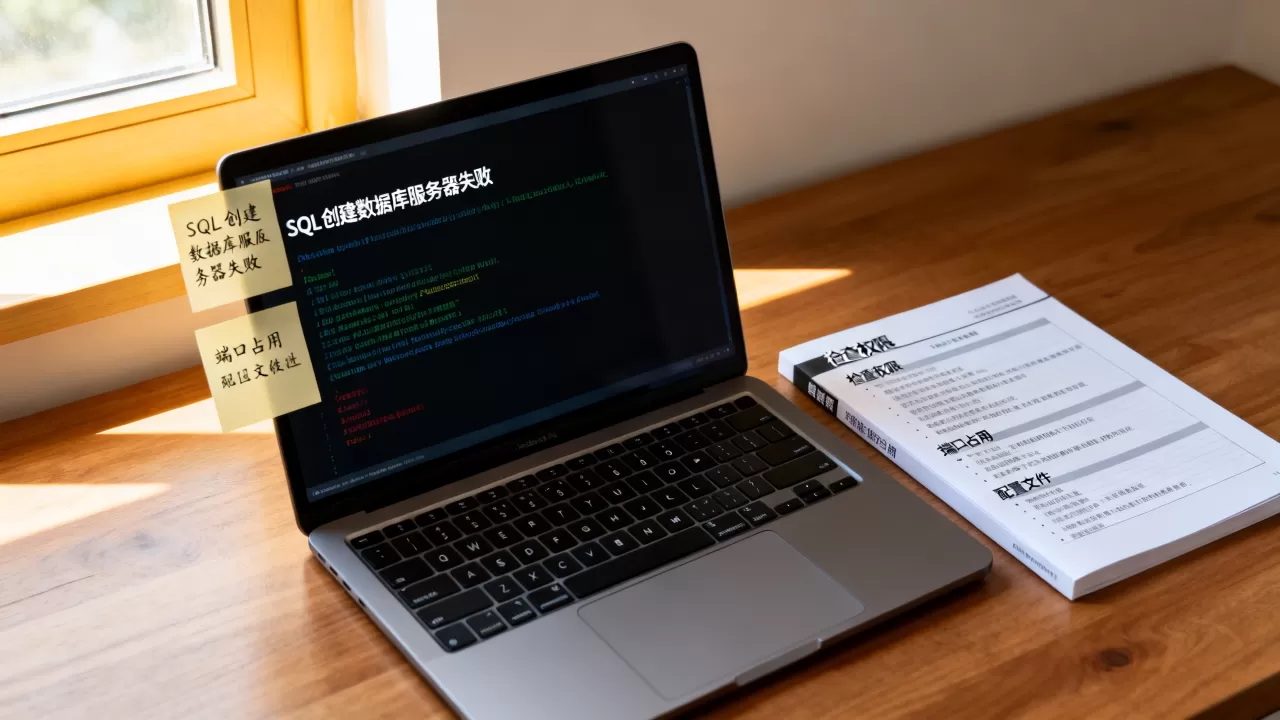 为什么SQL无法创建数据库服务器失败，有什么解决方法？