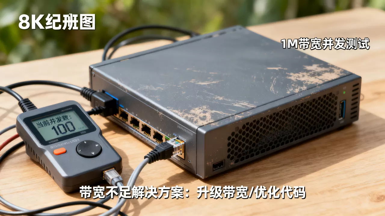 低配服务器1m宽带能带多少并发?,带宽不够怎么办 低配服务器1m宽带能带多少并发?,带宽不够怎么办