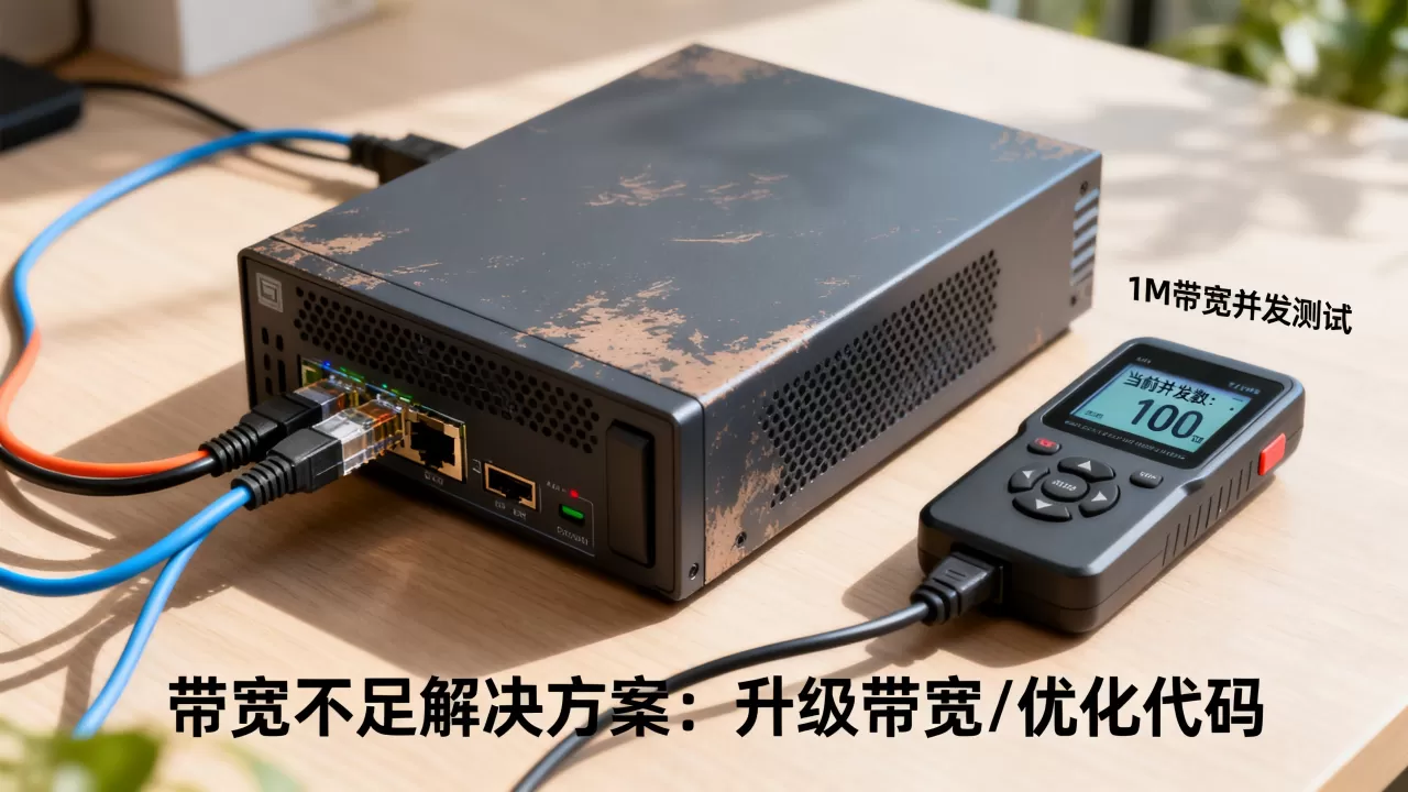 低配服务器1m宽带能带多少并发?,带宽不够怎么办 低配服务器1m宽带能带多少并发?,带宽不够怎么办