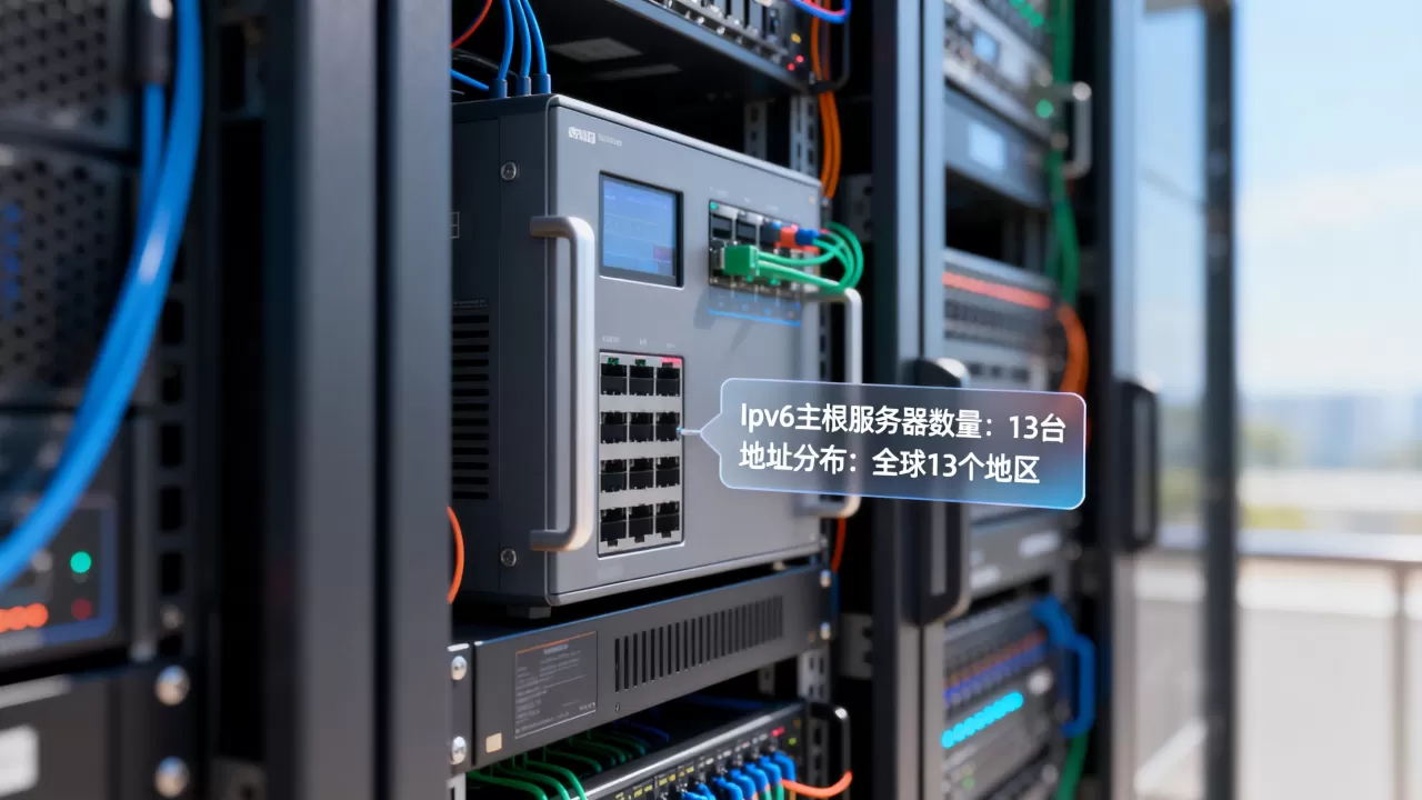 互联网IPv6有多少主根服务器？，地址在哪里？