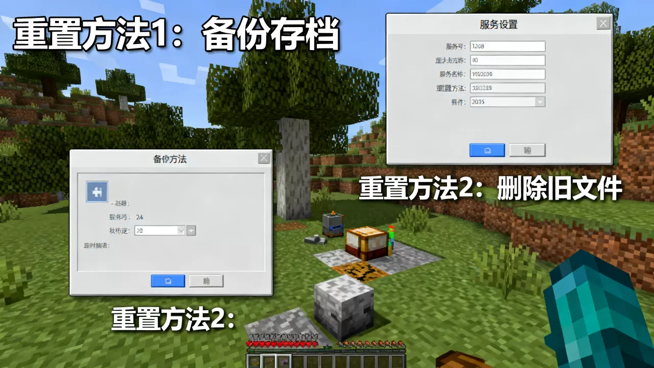 我的世界2b2t服务器如何重置？，重置方法有哪些？