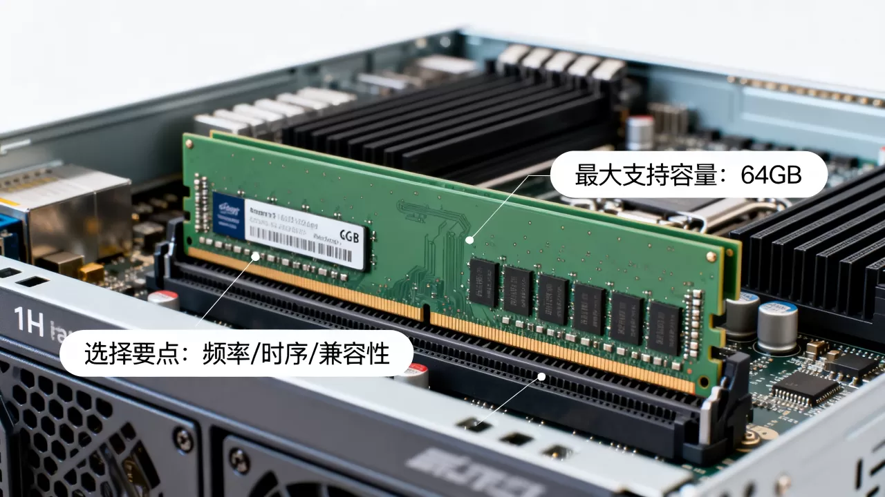 1U服务器内存条最大支持多大容量,怎么选? 1U服务器内存条最大支持多大容量,怎么选?