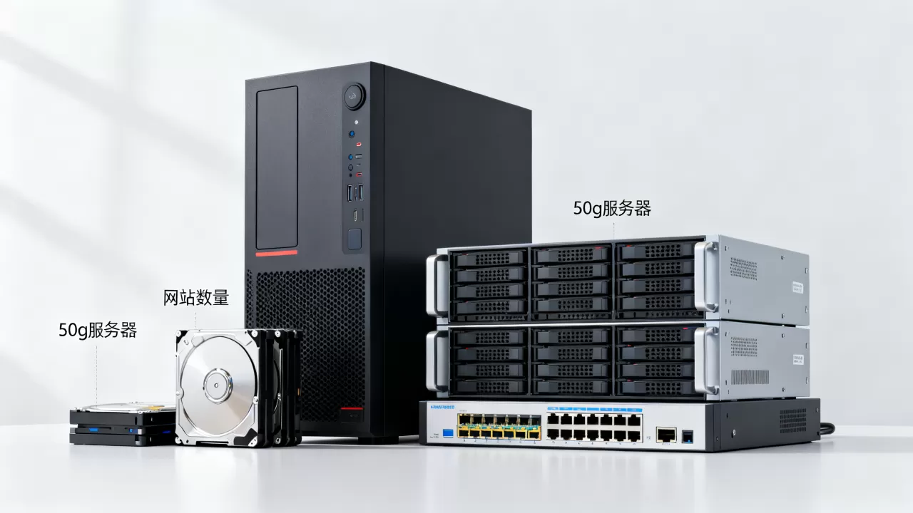 50g服务器到底能建多少个网站，够用吗