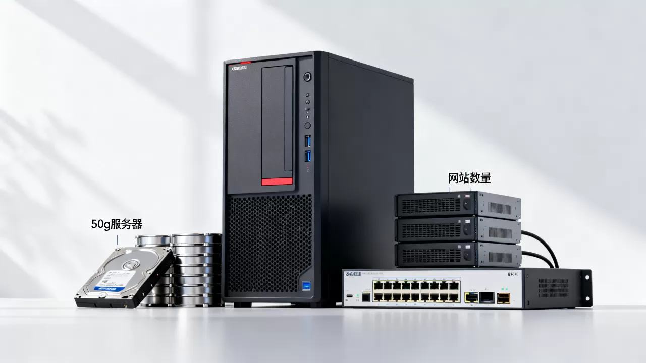 50g服务器到底能建多少个网站，够用吗