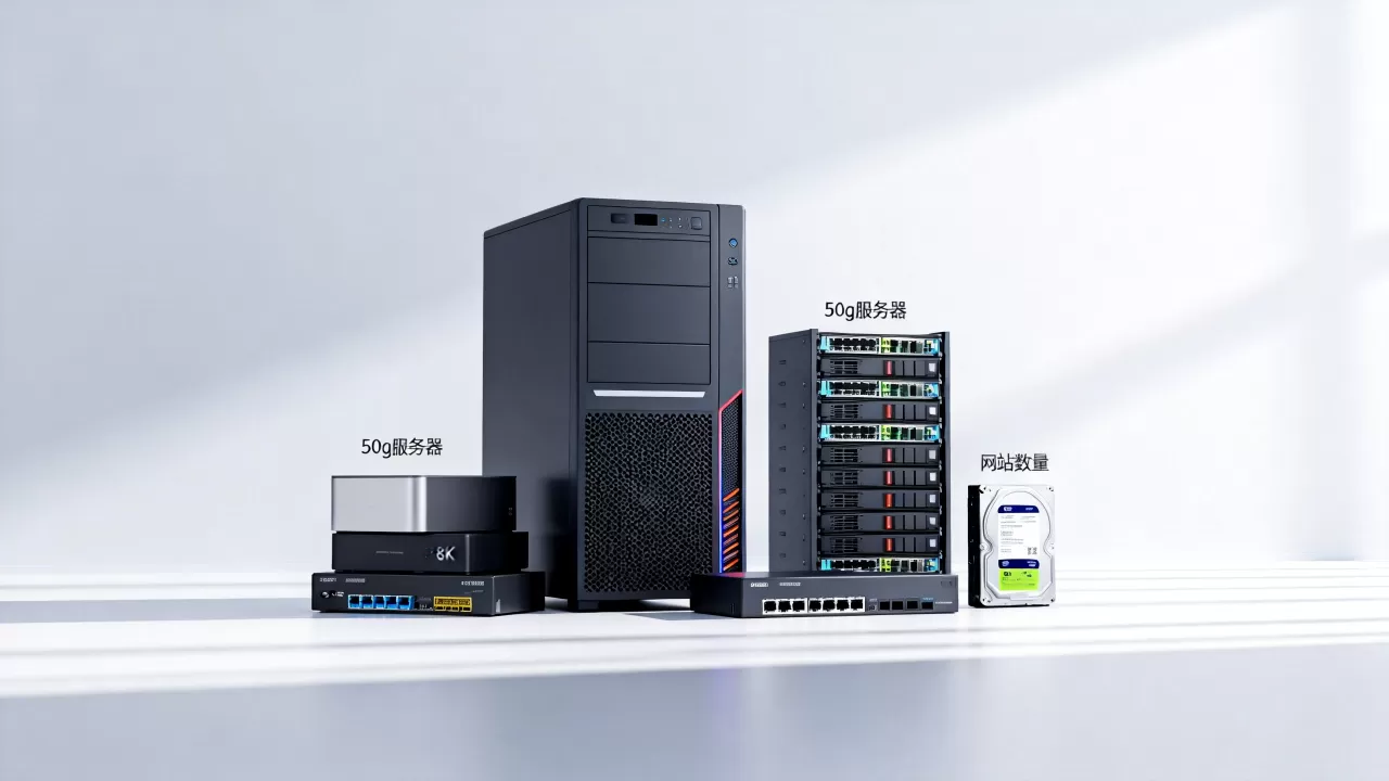 50g服务器到底能建多少个网站，够用吗