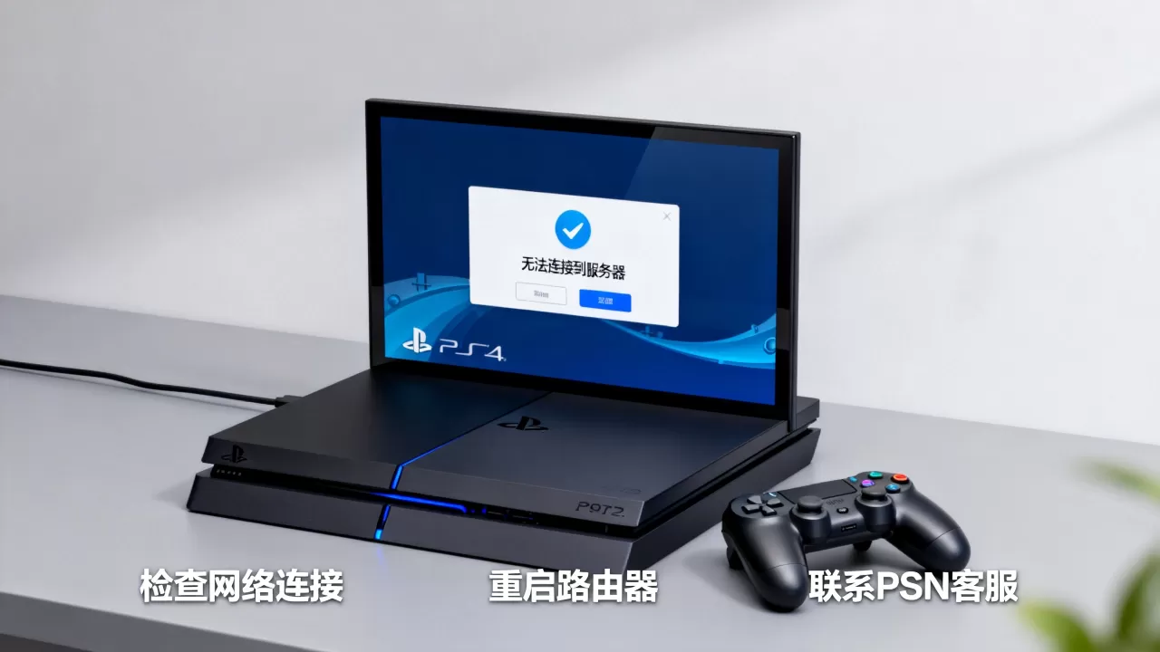 PS4和服务器断开连接会有什么影响，怎么办？