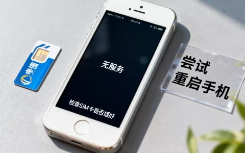 为什么苹果5s用电信卡显示无服务器？，怎么解决？
