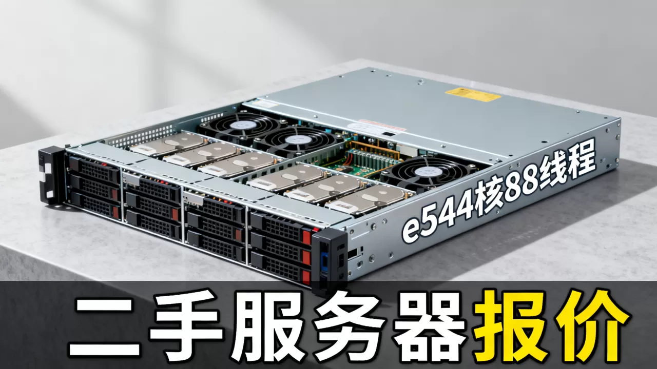 e544核88线程服务器多少钱一台，二手服务器报价？