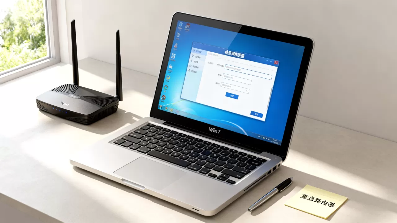 win7的wifi服务器未响应怎么办