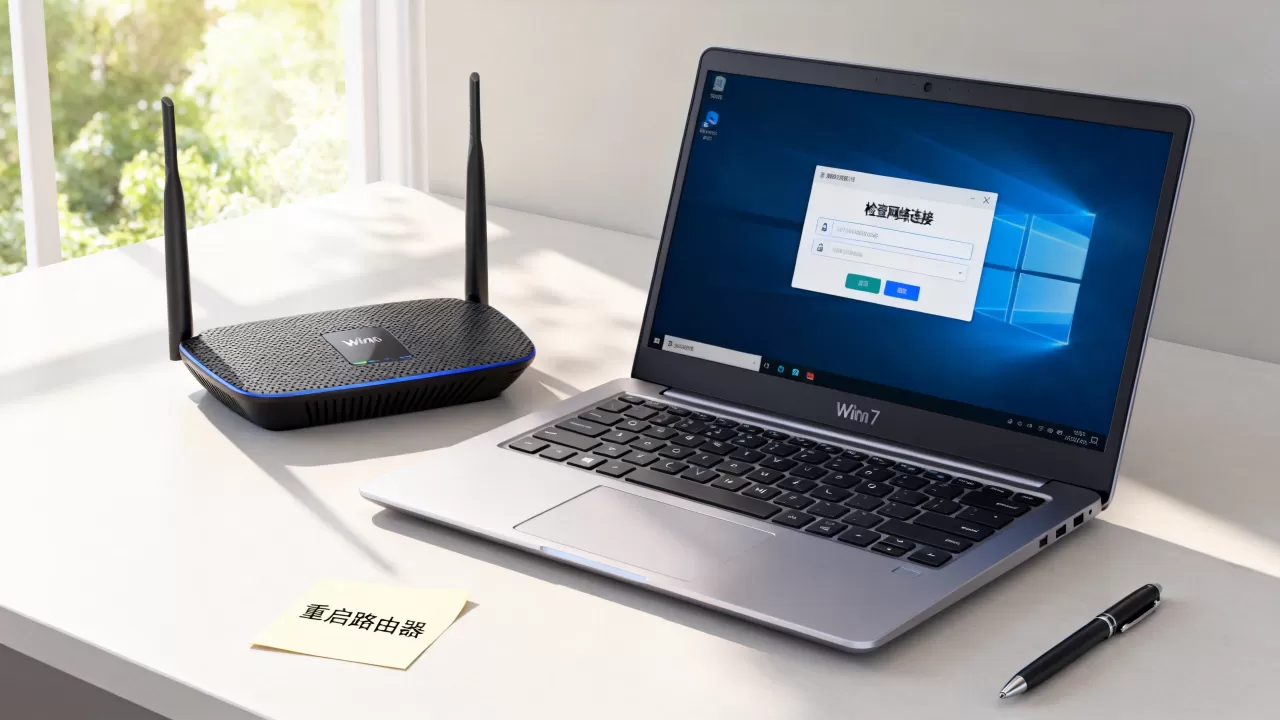 win7的wifi服务器未响应怎么办