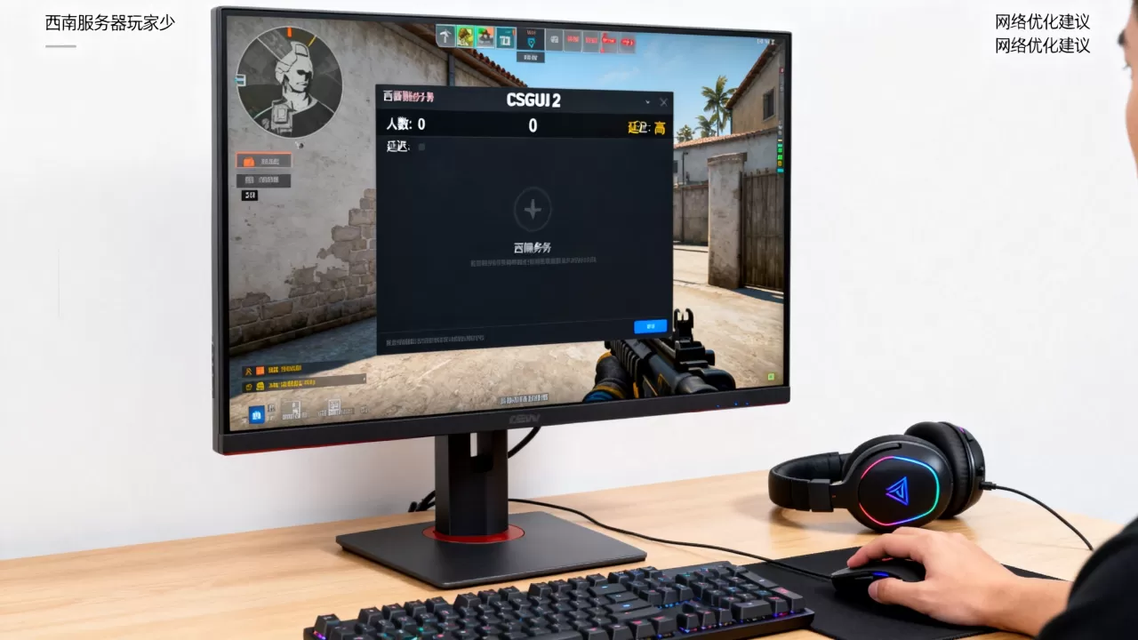 csgo2西南服务器为什么一直没人玩？，怎么解决？