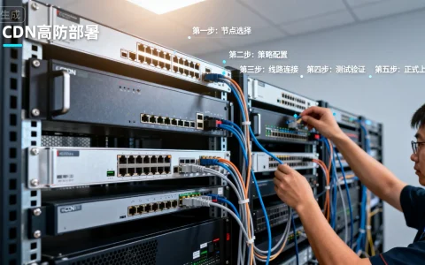 国内大宽带CDN高防如何部署？5步配置防御DDoS攻击并加速
