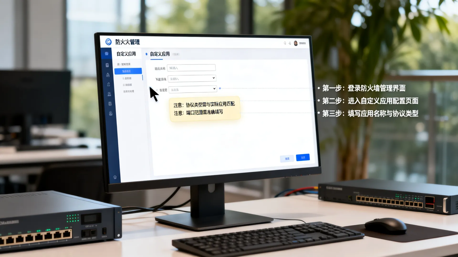 防火墙新建自定义应用 防火墙新建自定义应用