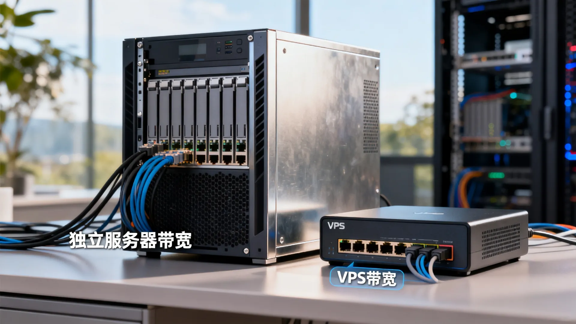独立服务器带宽和VPS带宽区别在哪