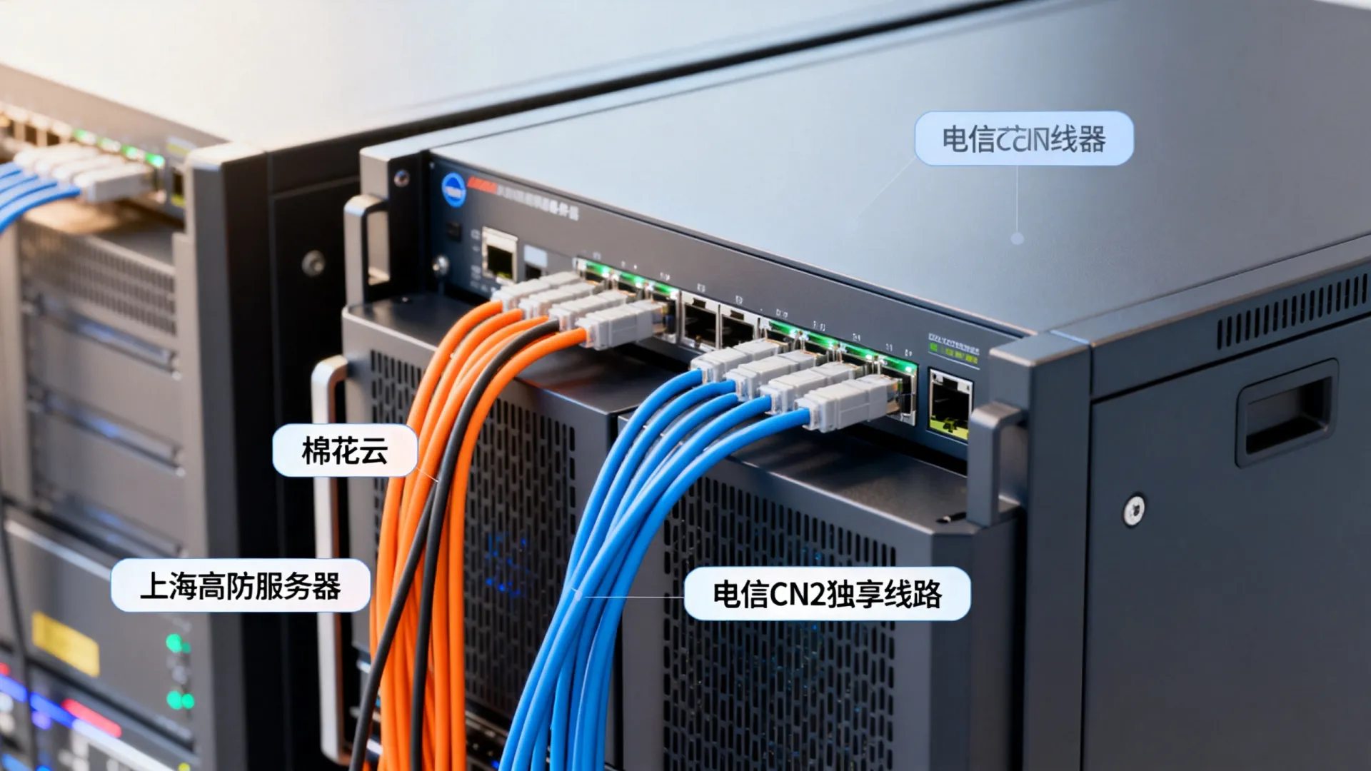棉花云高防电信,联通,移动,电信cn2,CMI,PCCW,SKT独享上海 棉花云高防电信